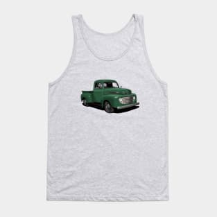 1950 Ford F1 Pickup Truck in dark green Tank Top